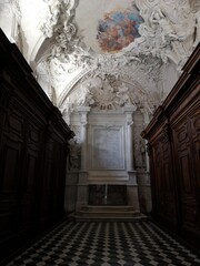 Fototapeta na wymiar dettaglio, scorcio della Certosa di San Lorenzo . Padula, Salerno