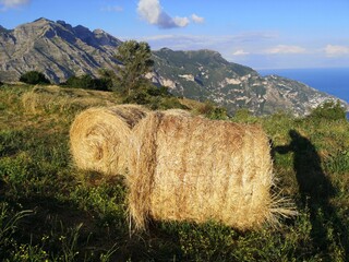 Un panorama montuoso. Una cartolina della penisola sorrentina catturata dal Monte Comune...