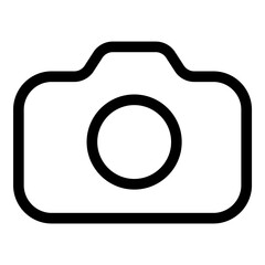 Camera Flat Icon Isolated On White Background