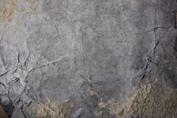 Close up of worn leather animal hide texture