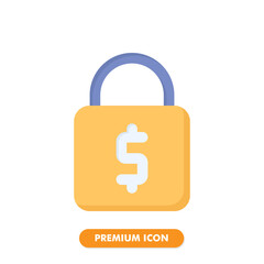 safe transaction icon isolated on white background. for your web site design, logo, app, UI. Vector graphics illustration and editable stroke. EPS 10.