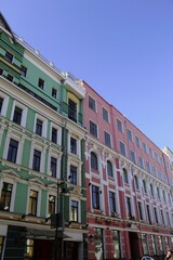 Fototapeta na wymiar residential building in barcelona spain