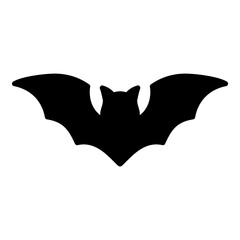 Bat Flat Icon Isolated On White Background