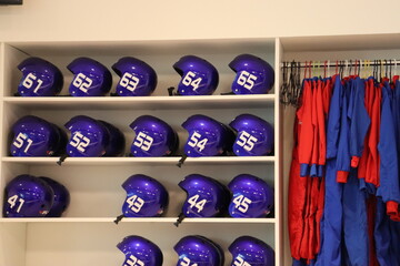 pilot helmets with symbols view