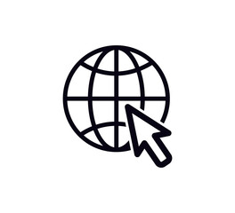 Web icon vector logo illustration