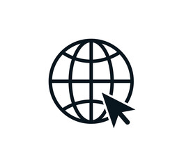 Web icon vector logo illustration