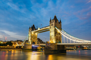 Tower Bridge London at dusk