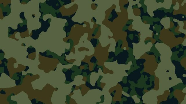 4k Army Camouflage Animated Texture