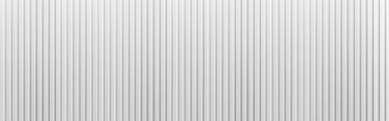 Panorama of White Corrugated metal background and texture surface or galvanize steel