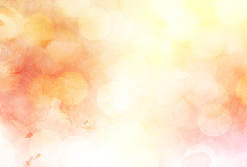 秋　水彩　和紙　背景