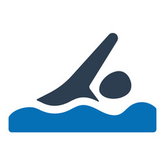 Swimming pool icon.