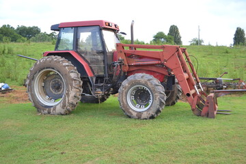 Fototapeta premium old tractor