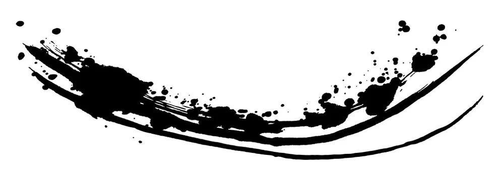 波 波しぶき 風流 手書きの毛筆イラスト Stock Vector Adobe Stock