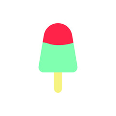 popsicle icon vector illustration flat style. summer icon set.