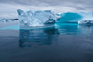 Icebergs in Disko Bay, Ilulissat, Greenland