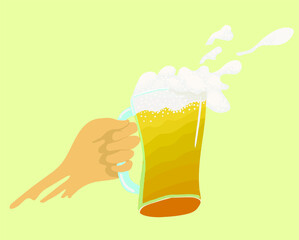 Beer toast octoberfest