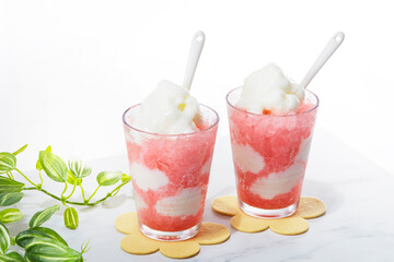 空ゼリー 夕焼けゼリー 【シャーベット状】