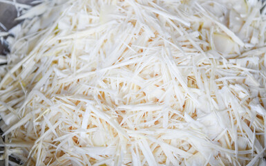 Bamboo shoot sliced shredded for cooked food - bamboo shoots asian thailand