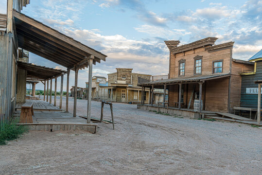 Old Western Town Main Street