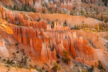 Bryce Canyon National Park, located in southwestern Utah. The park features a collection of giant...