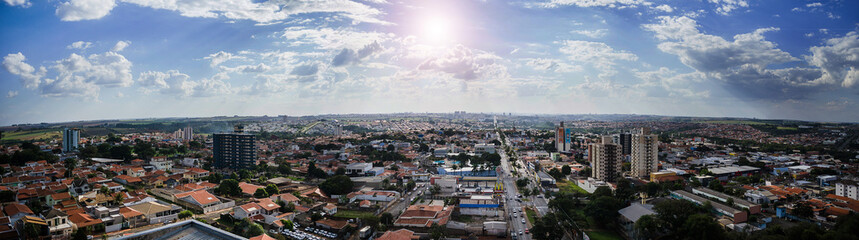 Fototapeta premium Panoramiczne miasto Sumaré