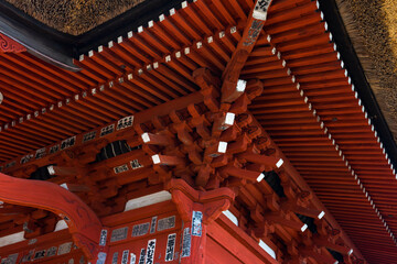 Fototapeta na wymiar Kosenji Temple at Yubatake Hotspring in Gunma ,Japan