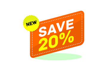 20% Label discount,Discount,Sale label,Discount tag,Discount banner 