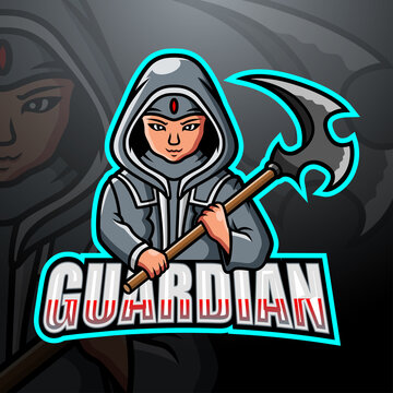 Guardian mascot esport logo design