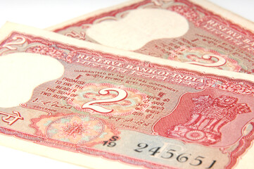 2 rupee note of India