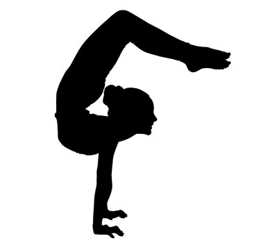 recommend clip art: little gymnast .sporting exercise.stretch.flexibility.aerobics