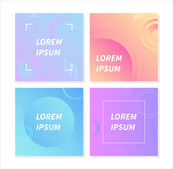 Abstract gradient pattern wallpaper in gradient color.