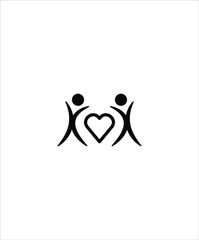 man with love icon,vector best flat icon.