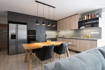 modern kitchen interior