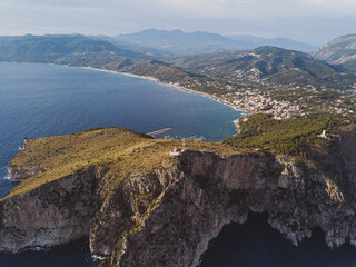 Fototapeta premium Promontorio di Capo Palinuro nel Cilento in Campania Italia