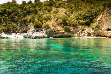 mare e spiaggia del Cilento in Italia