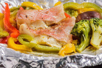 赤魚のホイル焼き