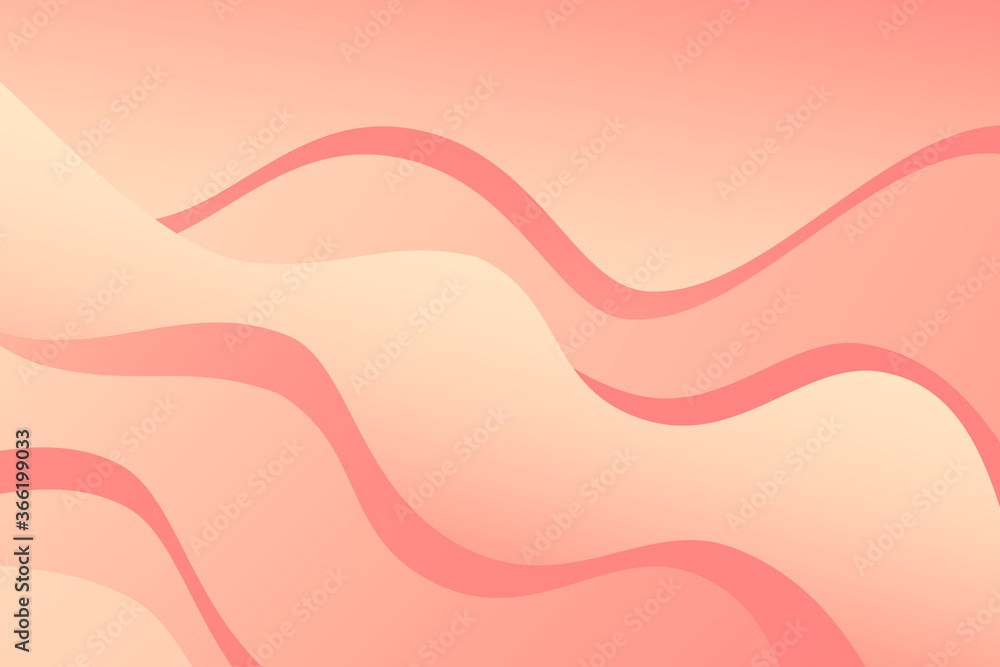 Poster abstract orange and red wavy background with curve lines. burn. fire. flame.