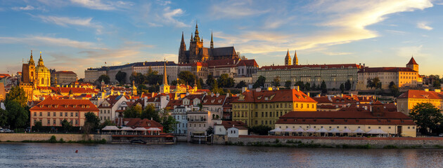 Fototapeta na wymiar Prague, Hradcany, Hill with the Royal Castle