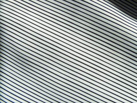 Black striped fabric texture