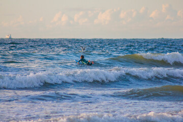 surfer in action