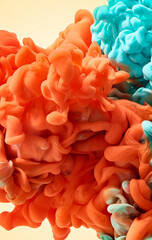 Abstract bright paint splash background