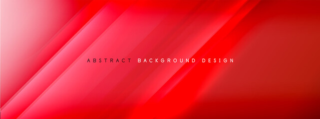 Motion concept neon shiny lines on liquid color gradients abstract backgrounds. Dynamic shadows and lights templates for text