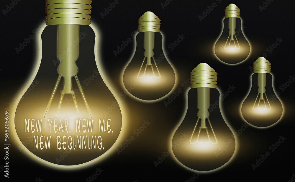 Poster handwriting text new year. new me. new beginning.. conceptual photo time for setting new goals for o