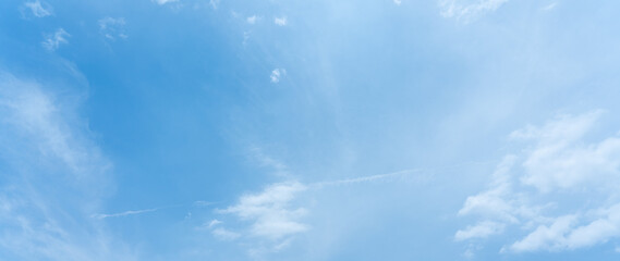 Naklejka na ściany i meble Sky blue background. Cloud clear Sky blue background. Cloud clear