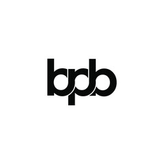 bpb letter original monogram logo design