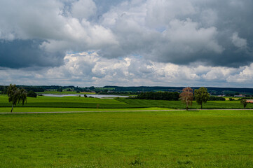 Blick auf den Rohrsee im Wurzacher Becken