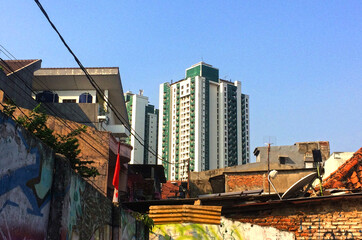 View of apartment building  in Jakarta Indonesia