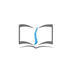 spine book logo , medical book logo
