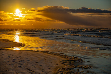 Fototapeta premium sunset on the beach