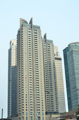 Fototapeta na wymiar Sky scraper buildings in Jakarta for office space